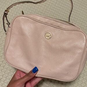 Michael Kors Blush Leather Crossbody Bag